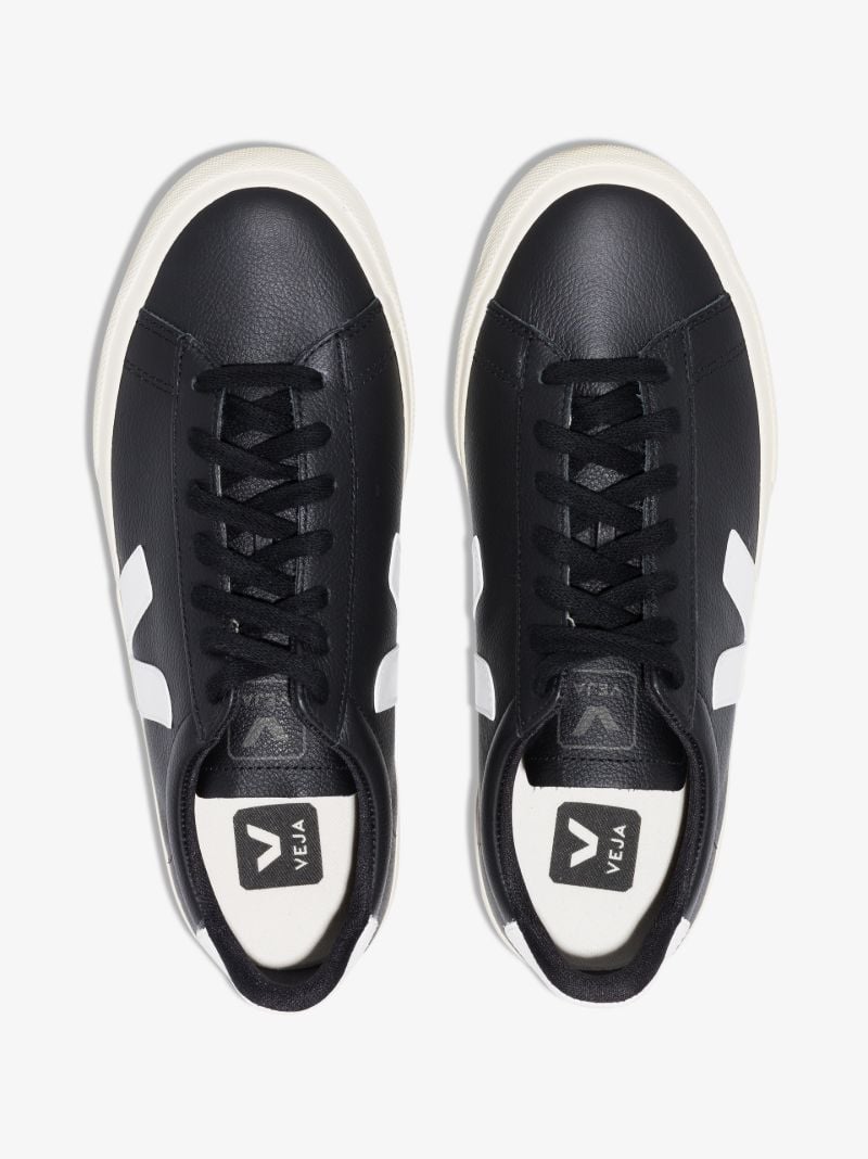Black Campo Leather Sneakers