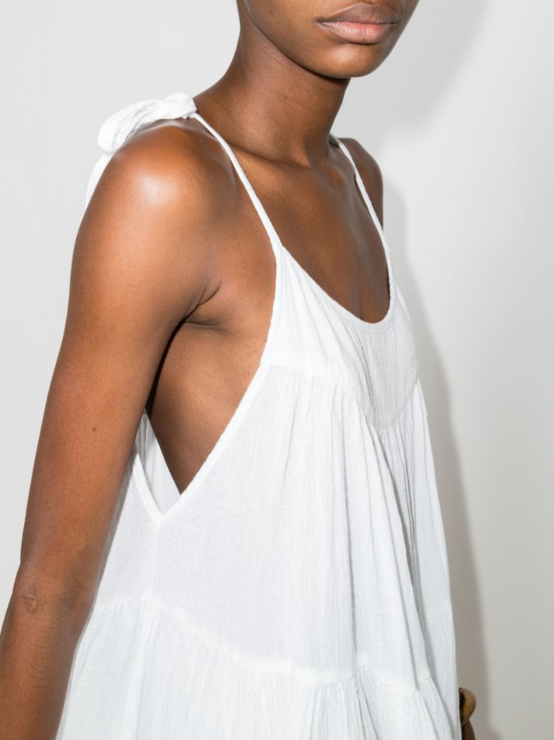 Peri Tiered Cotton Mini Dress