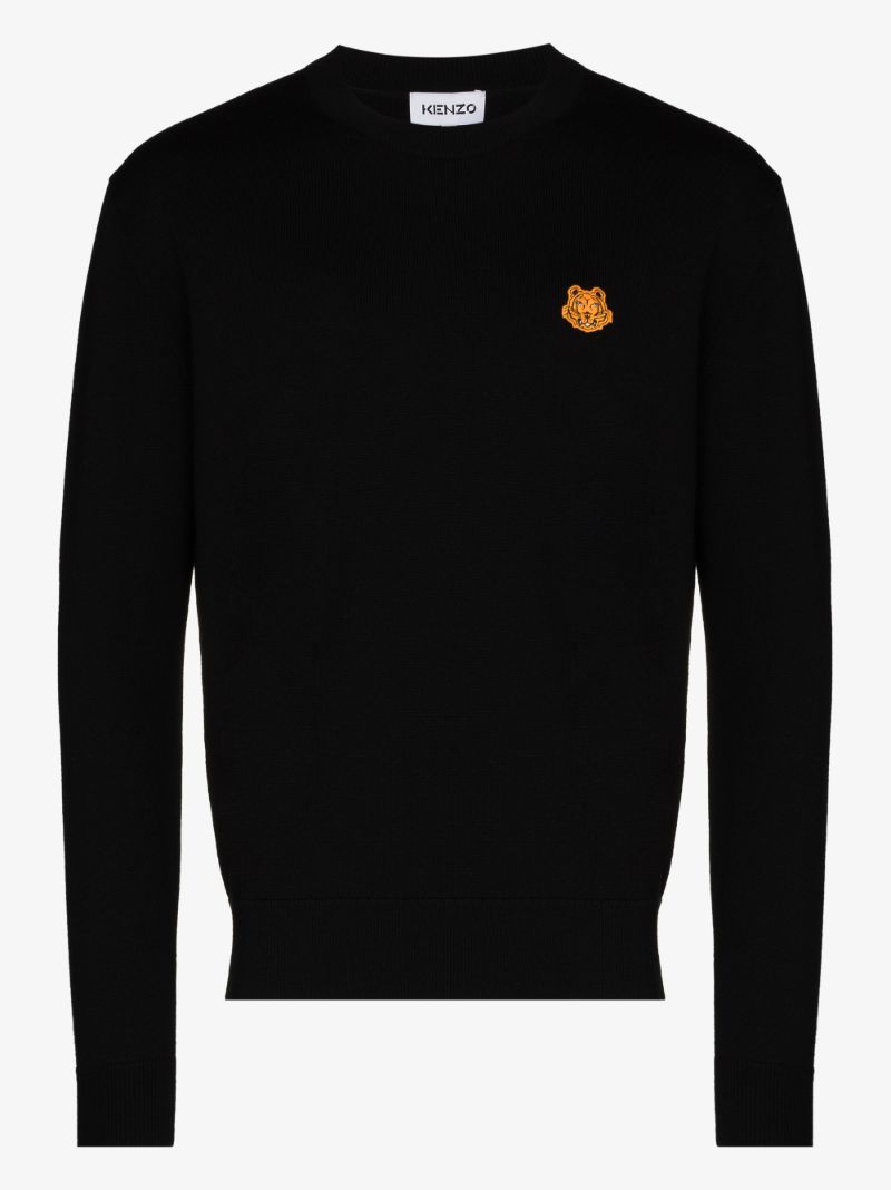 Tiger Patch Wool Sweater