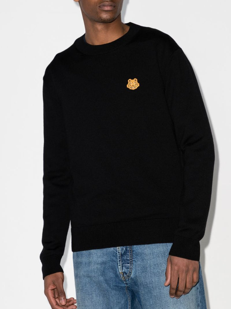 Tiger Patch Wool Sweater