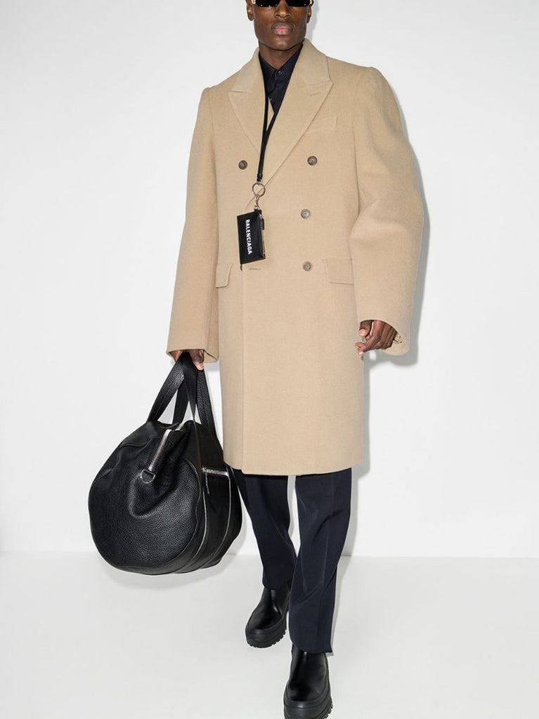 Steroid Double-breasted Coat