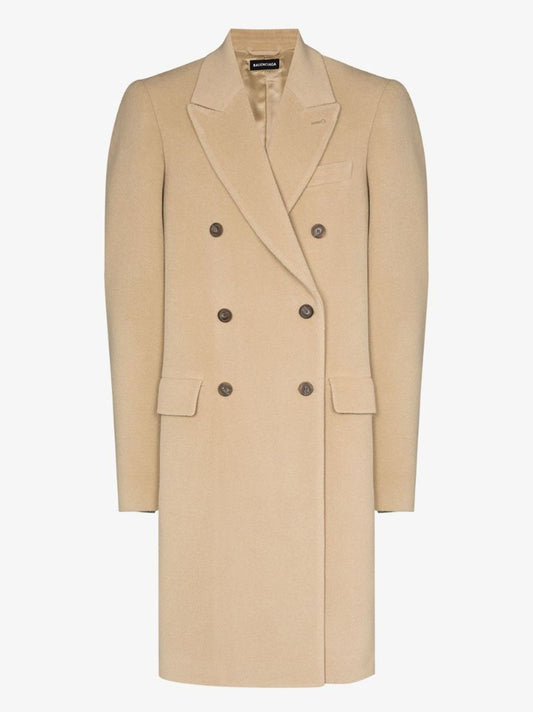 Steroid Double-breasted Coat