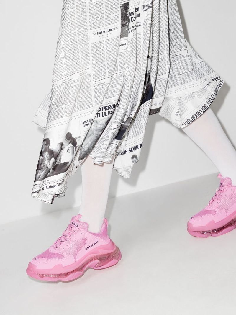 Triple S Clear Sole Sneakers