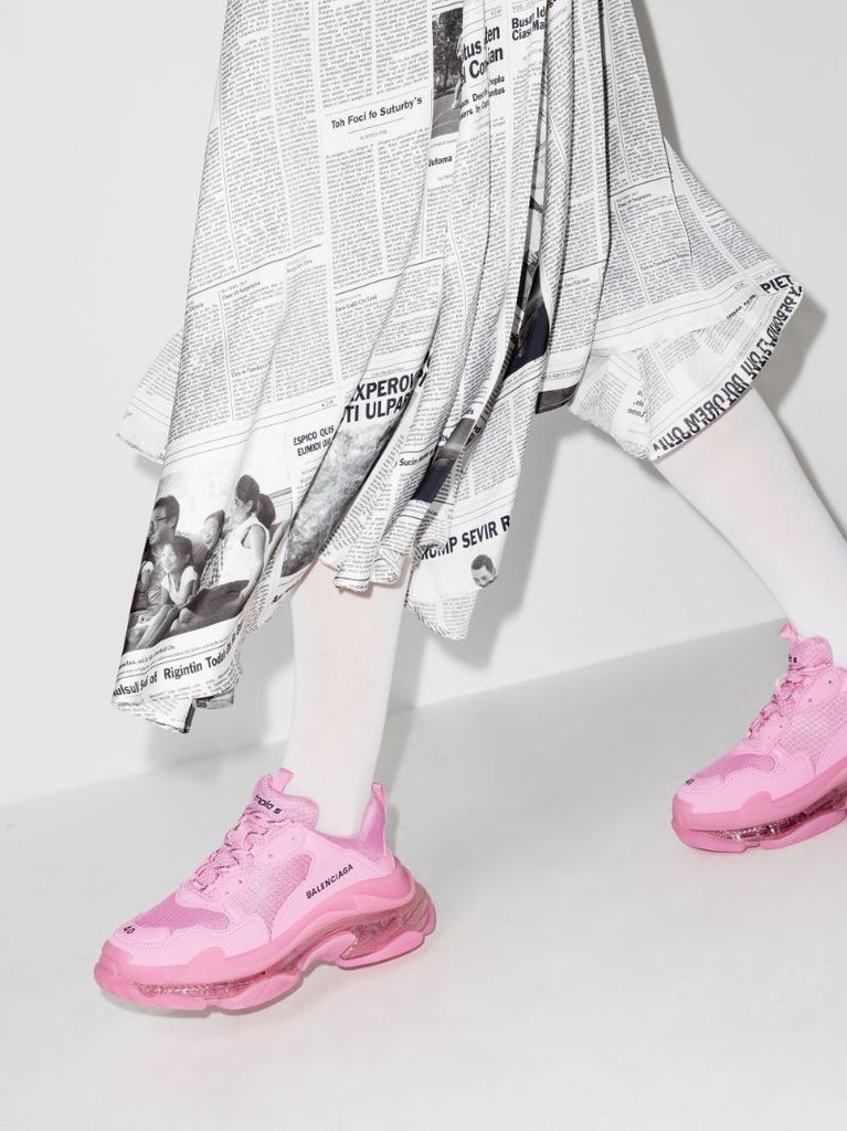 Triple S Clear Sole Sneakers