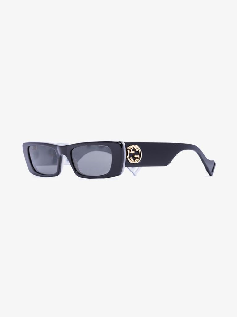 Black Rectangle Sunglasses