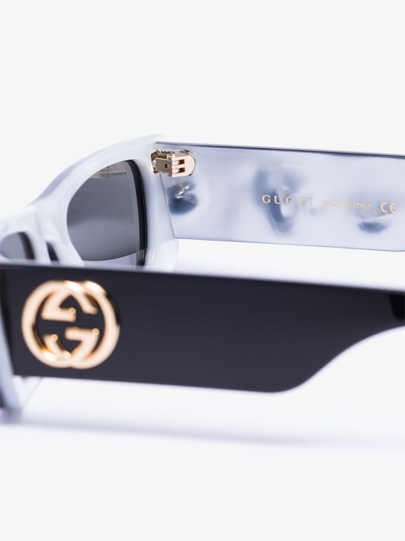 Black Rectangle Sunglasses