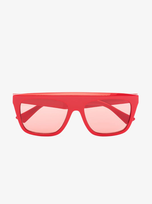Red Square Frame Sunglasses