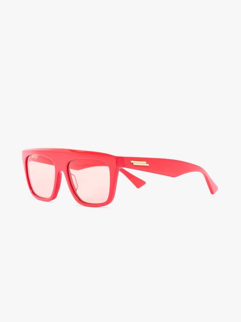 Red Square Frame Sunglasses