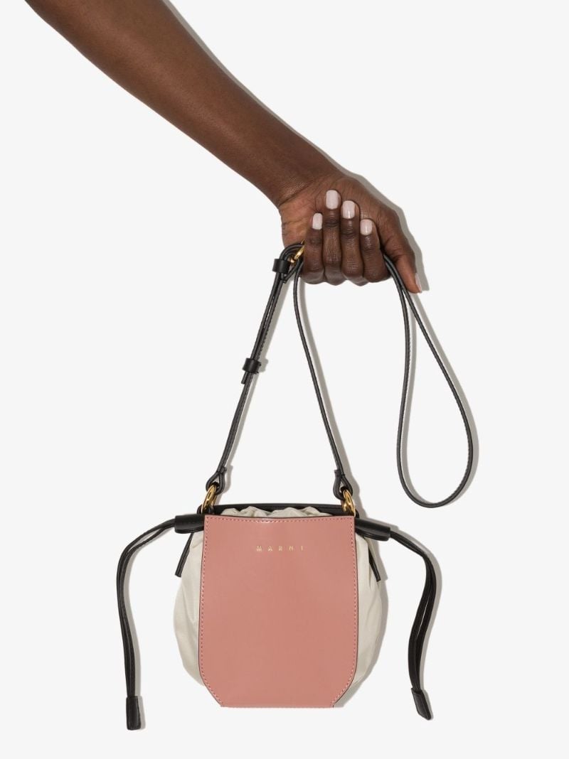 Gusset Leather Crossbody Bag