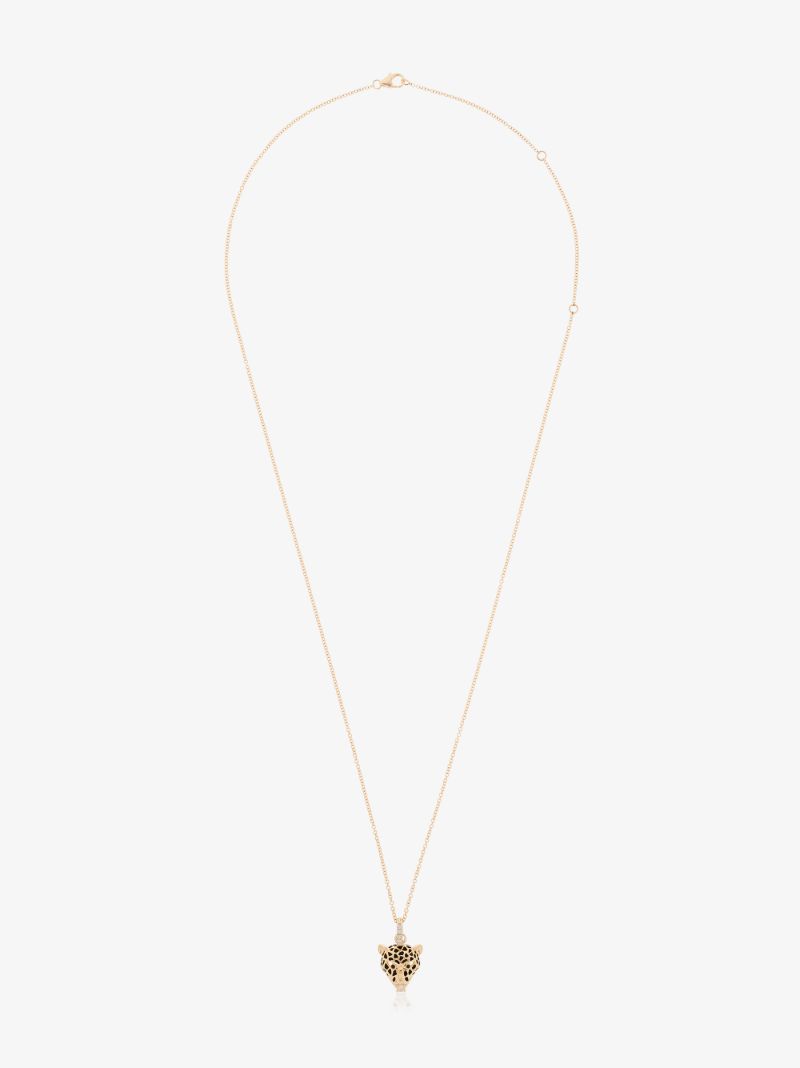 9kt Yellow Gold Diamond Pendant Necklace