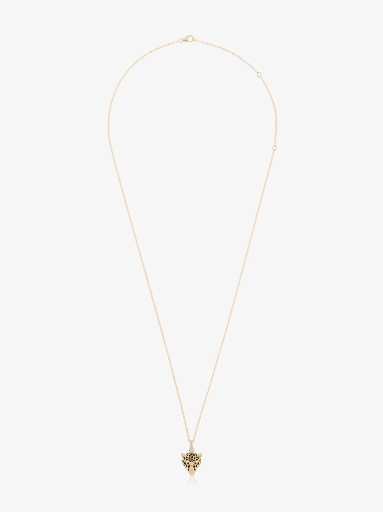 9kt Yellow Gold Diamond Pendant Necklace