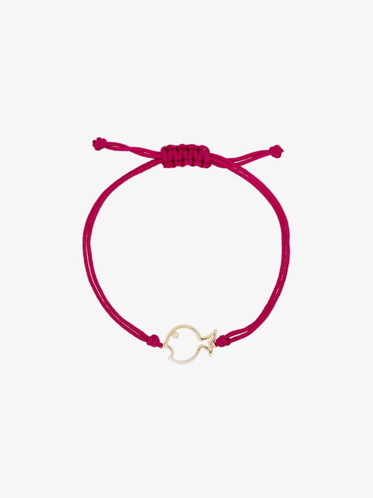 9k Yellow Gold Fish Diamond Bracelet