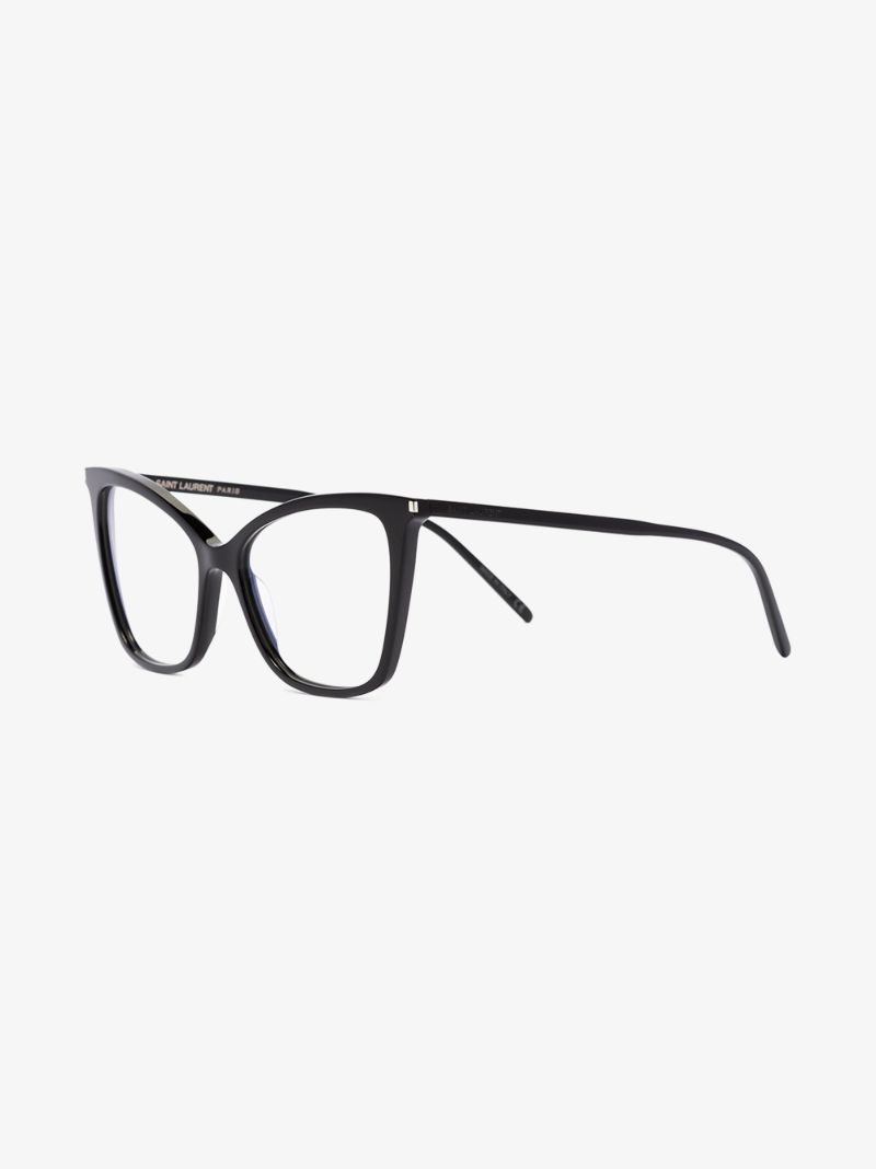 Black 386 Cat Eye Optical Glasses
