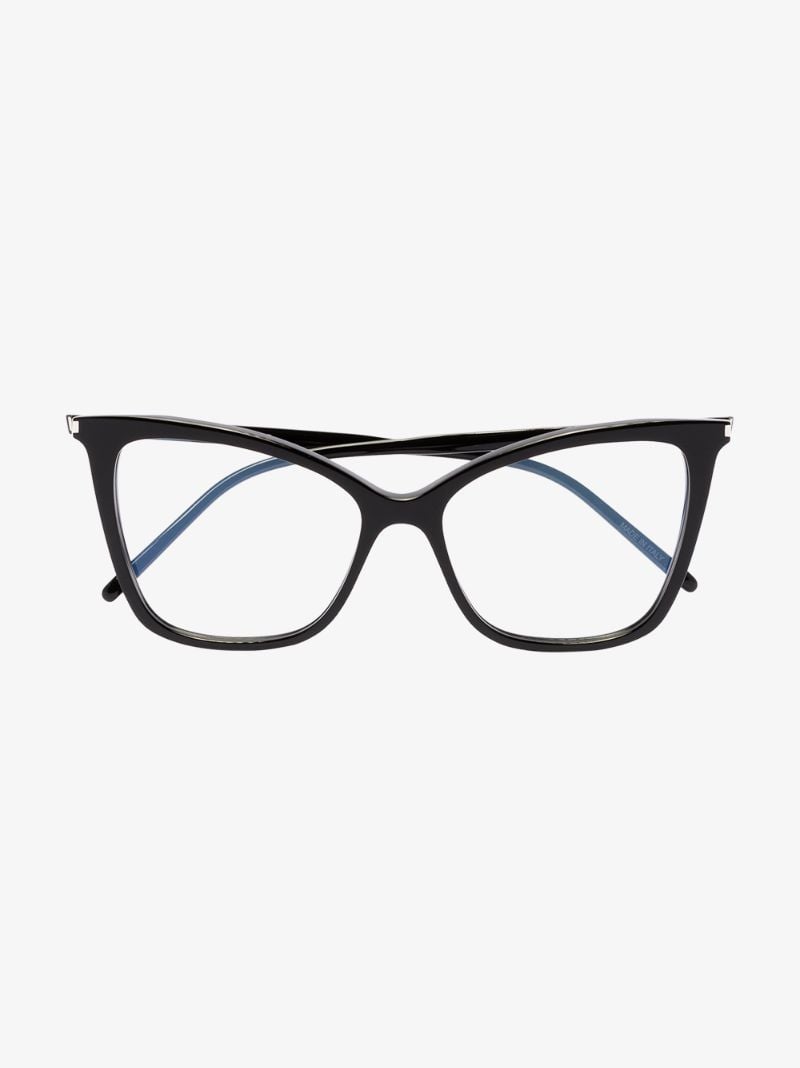 Black 386 Cat Eye Optical Glasses