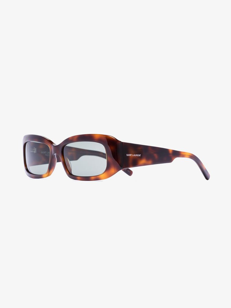 Brown Rectangular Tortoiseshell Sunglasses