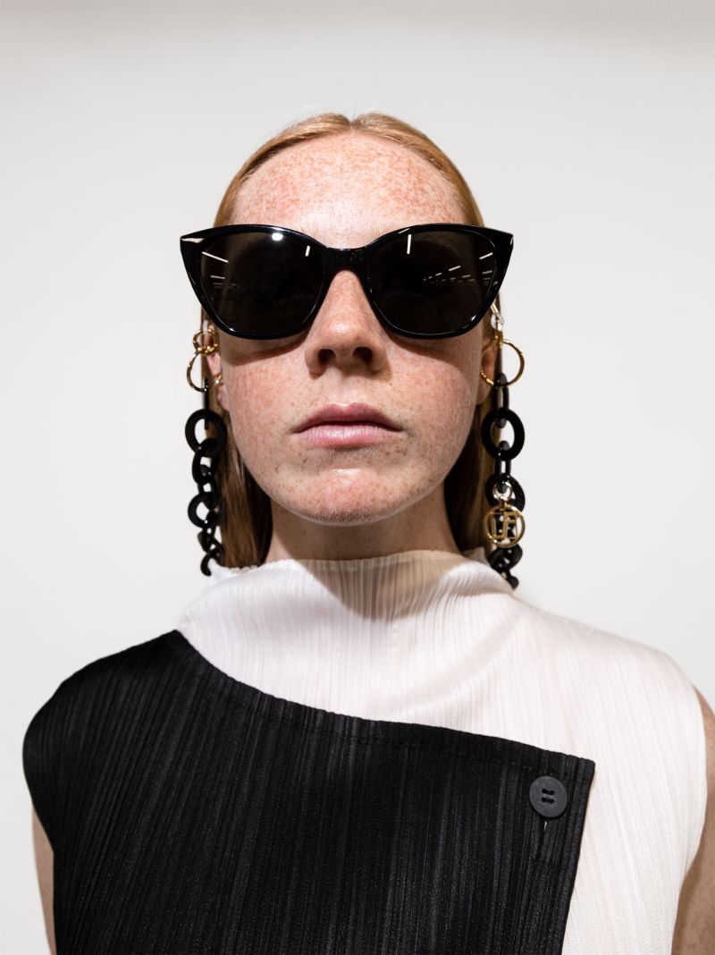 Black M69 Cat Eye Sunglasses