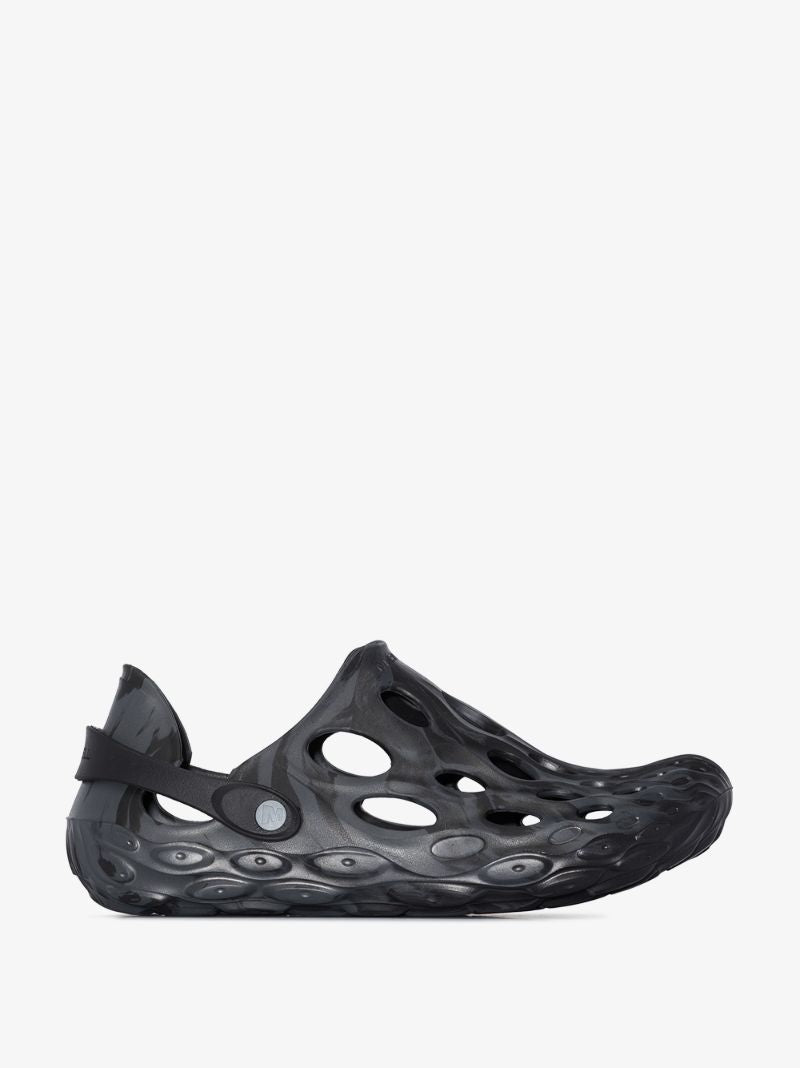 Black Hydro Moc Sandals