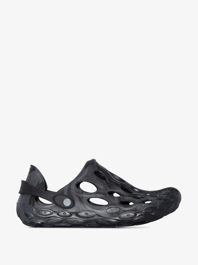 Black Hydro Moc Sandals