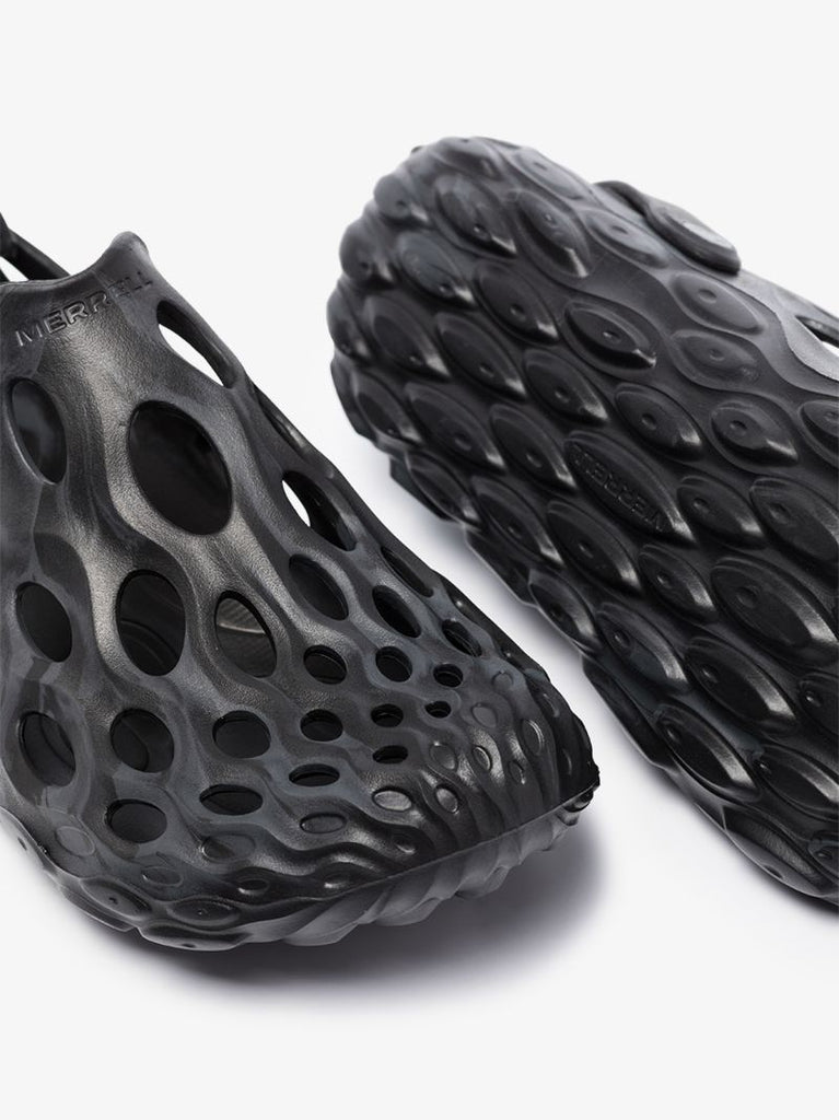 Black Hydro Moc Sandals