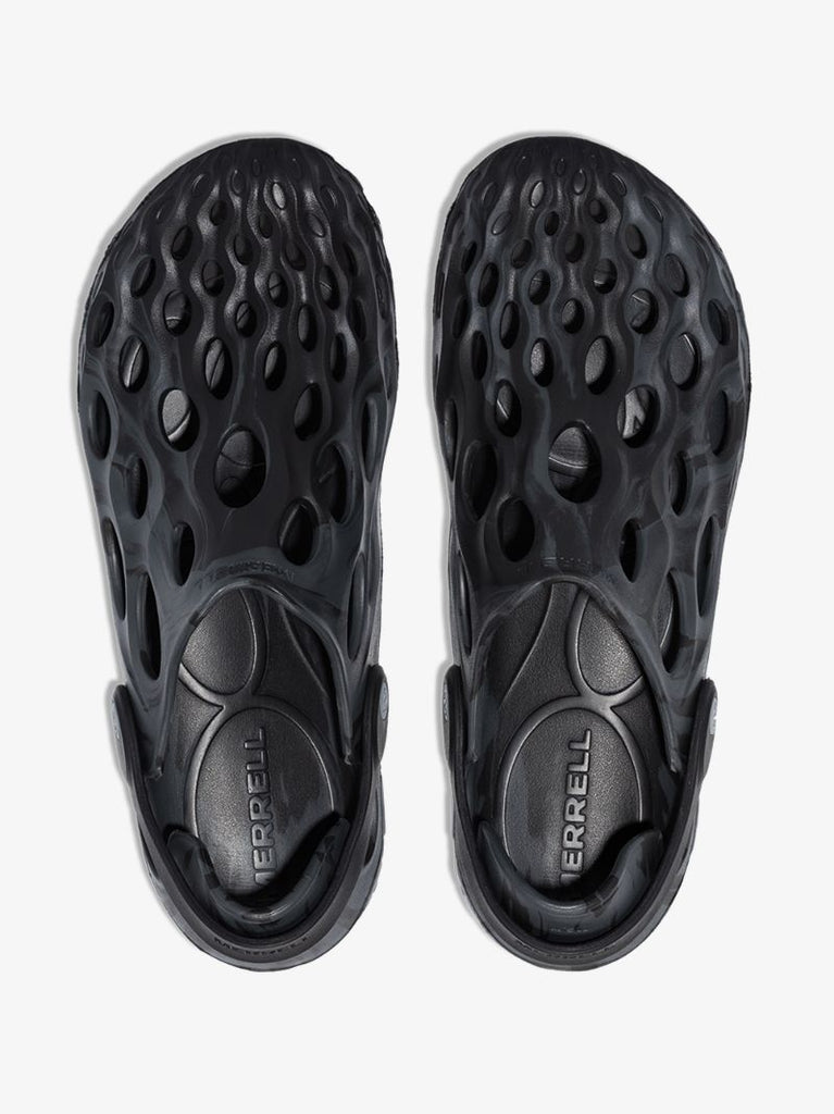 Black Hydro Moc Sandals