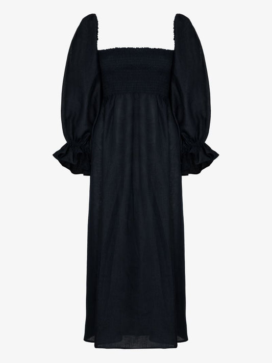 Atlanta Linen Midi Dress