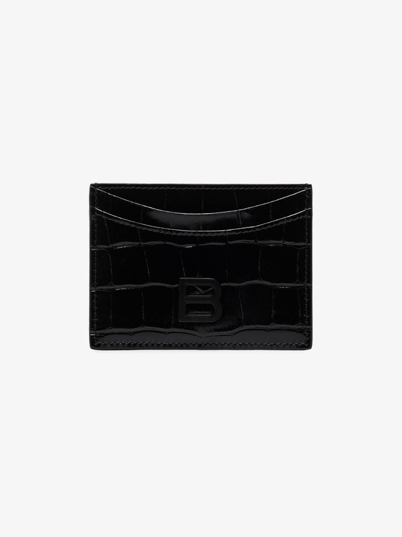 Embossed Crocodile Effect Cardholder