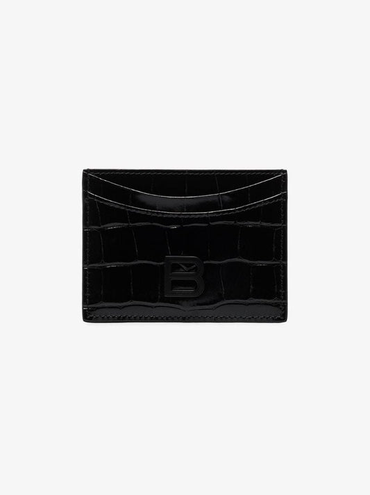 Embossed Crocodile Effect Cardholder