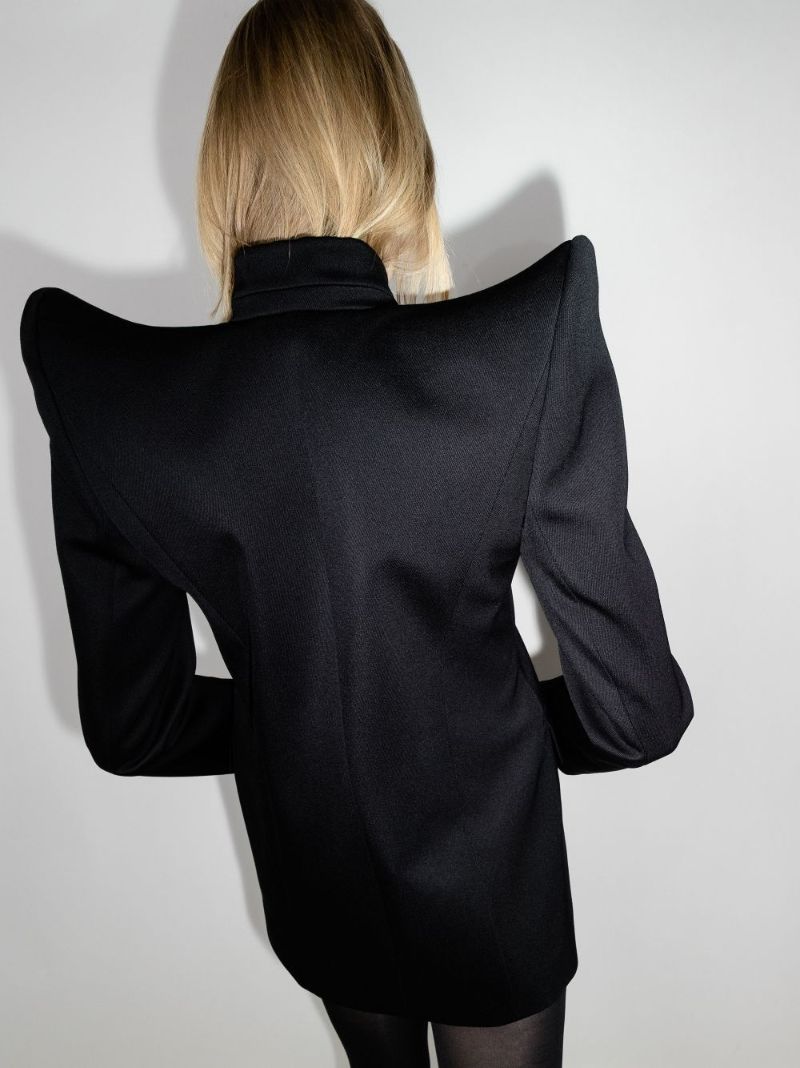 Exaggerated Shoulder Jacket