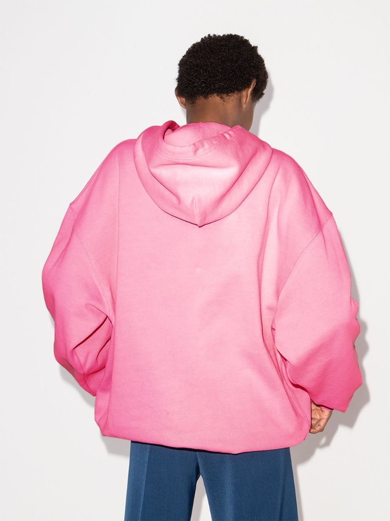 Oversized Organic Cotton Logo-print Hoodie