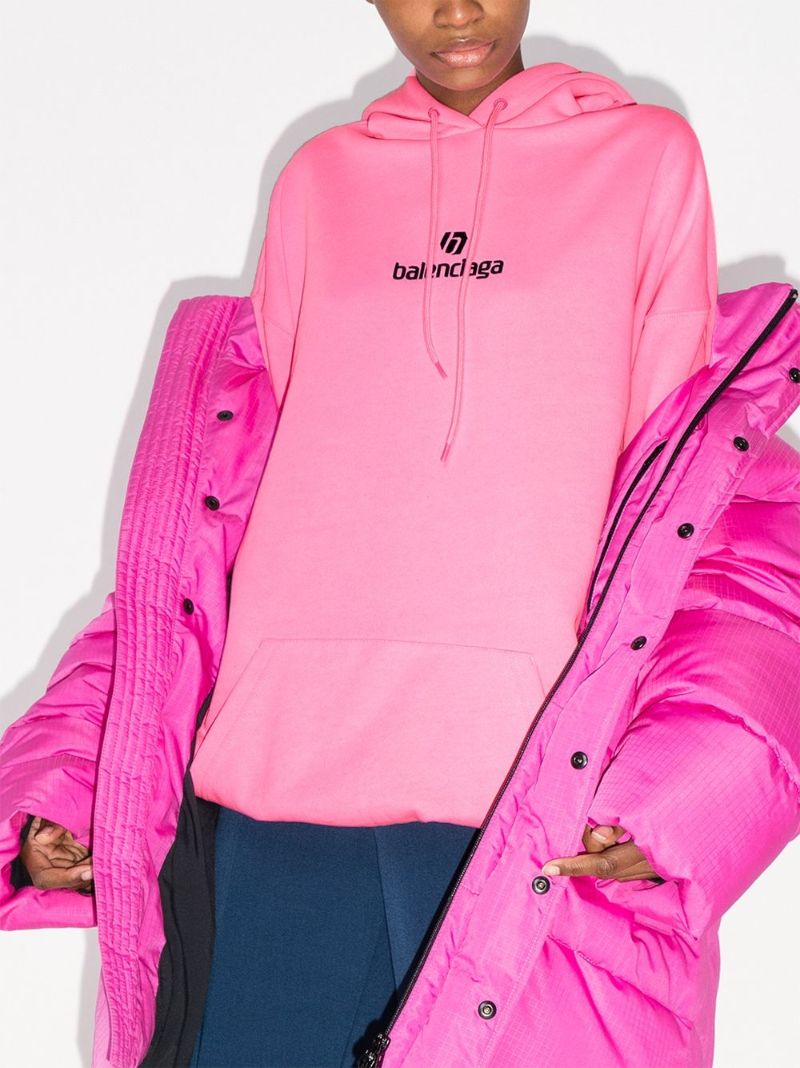 Oversized Organic Cotton Logo-print Hoodie
