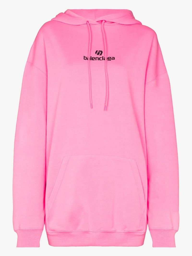 Oversized Organic Cotton Logo-print Hoodie