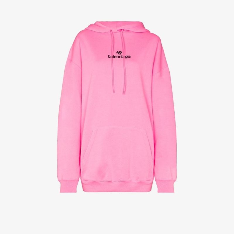 Oversized Organic Cotton Logo-print Hoodie