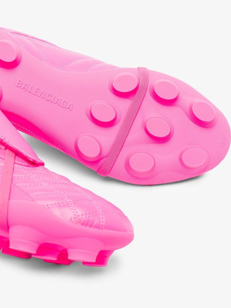 Pink Soccer Sneakers