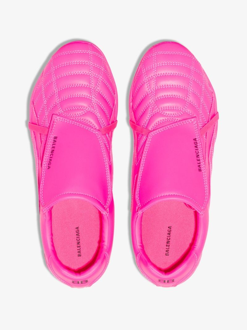 Pink Soccer Sneakers