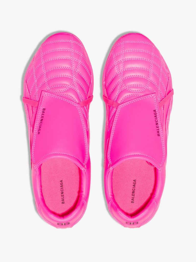 Pink Soccer Sneakers