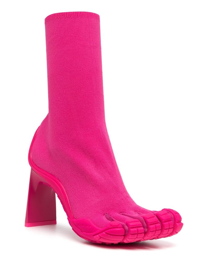 X Vibram Pink 80 Sock Boots