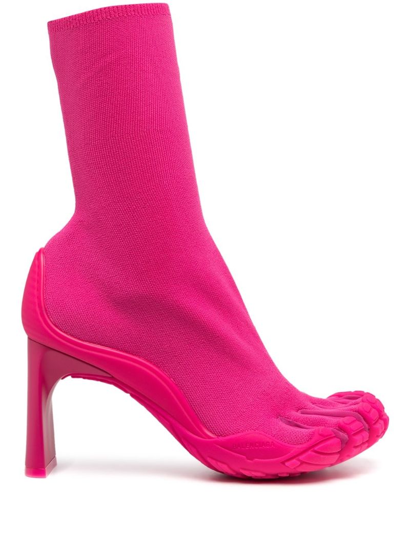 X Vibram Pink 80 Sock Boots