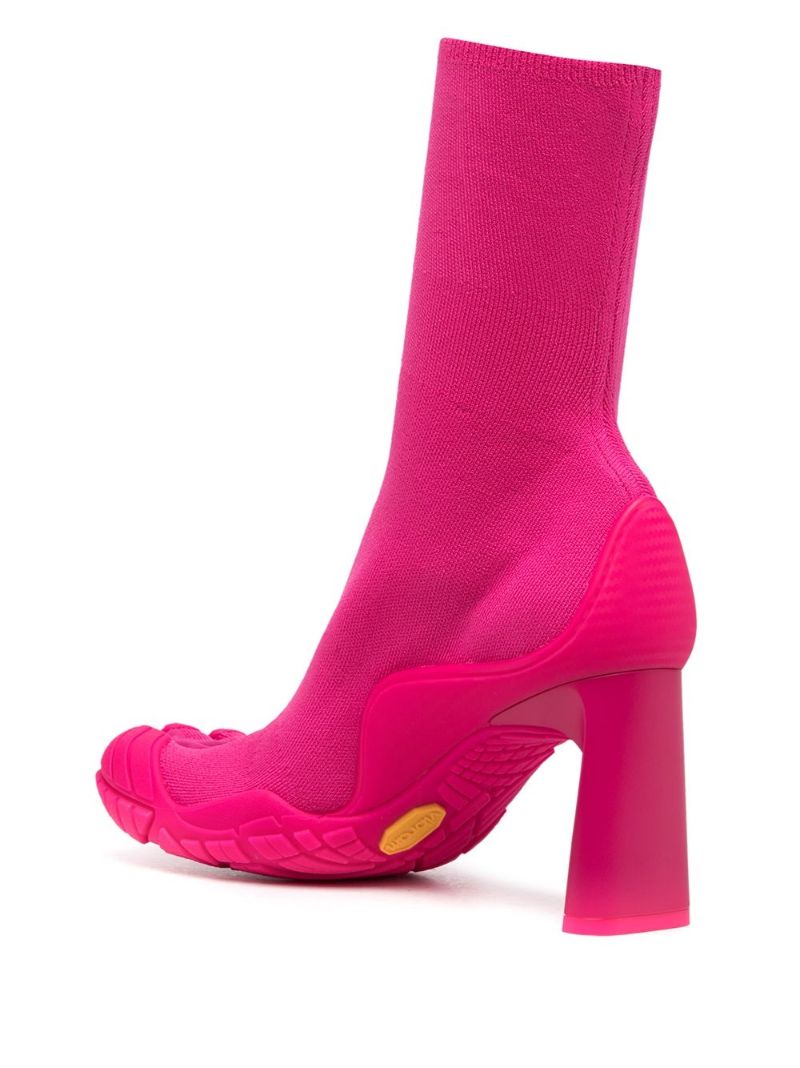 X Vibram Pink 80 Sock Boots
