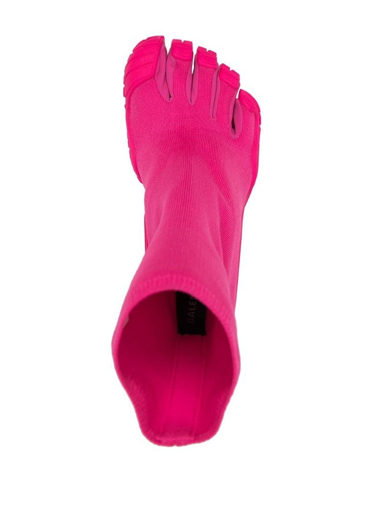 X Vibram Pink 80 Sock Boots
