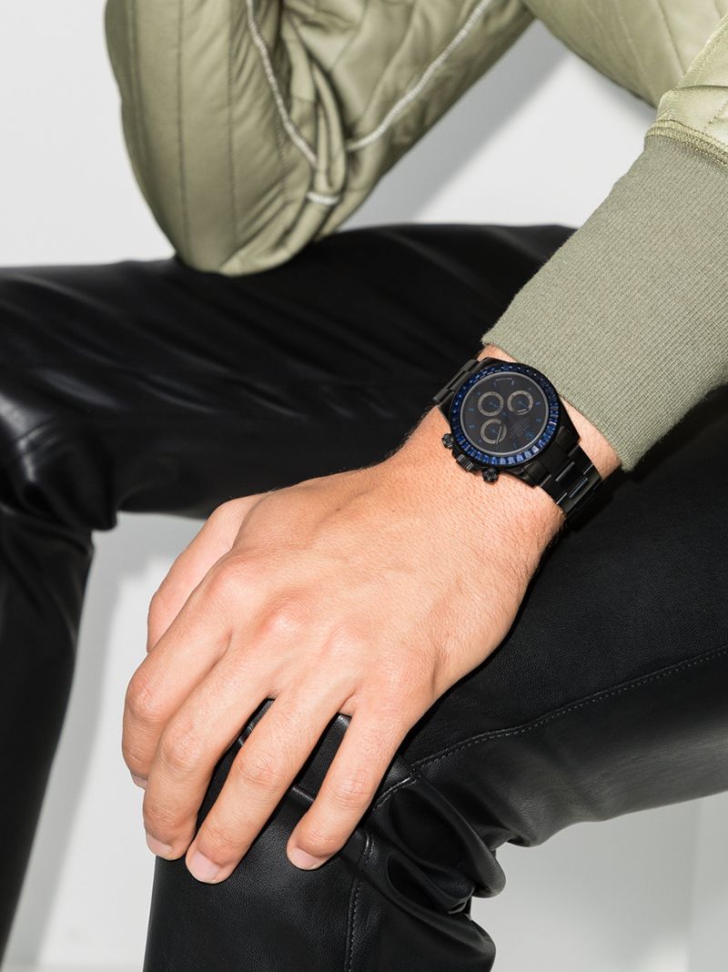 Customised Pre-owned Rolex Cosmograph Daytona Watch