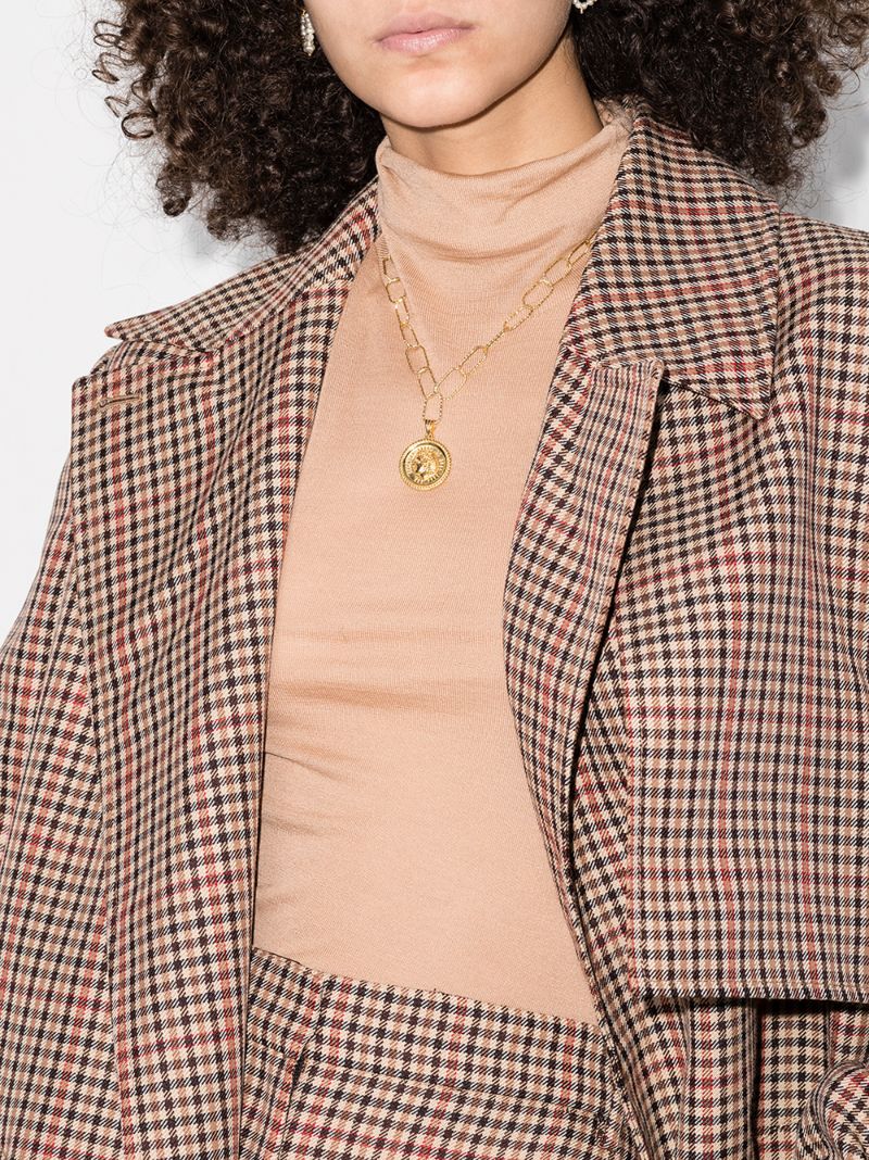 Gold-plated Helios Pendant Necklace