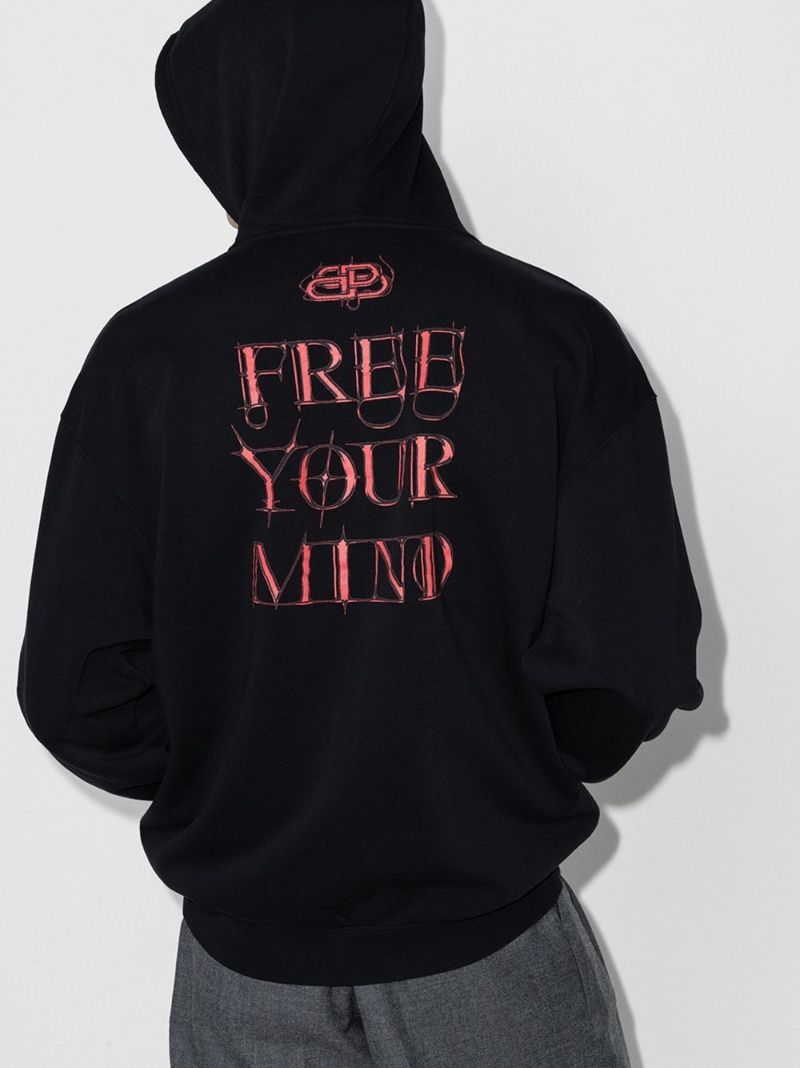 Graphic-logo Cotton Hoodie