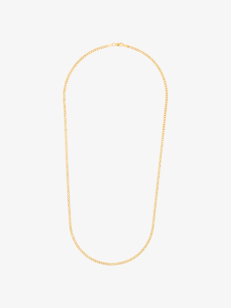 Gold-plated Anchor Chain Necklace