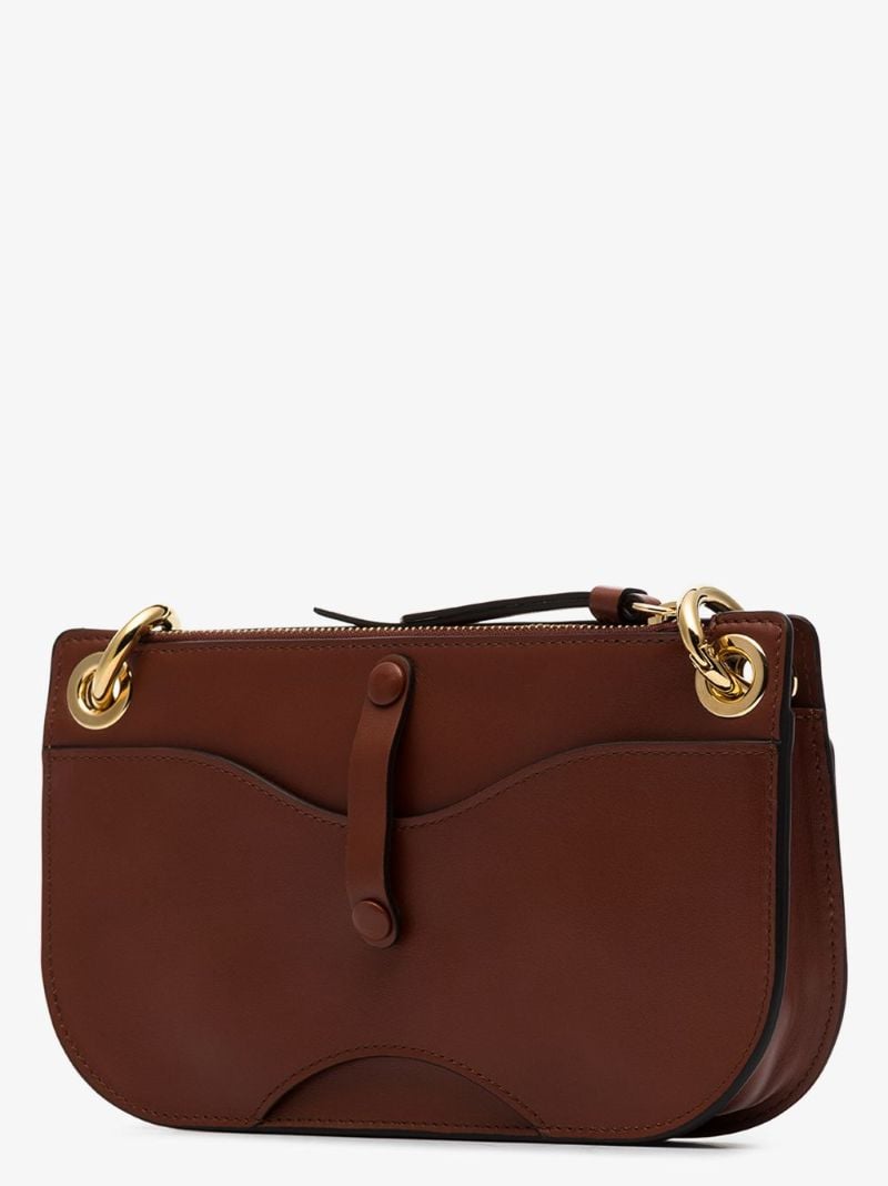Brown Tess Leather Cross Body Bag