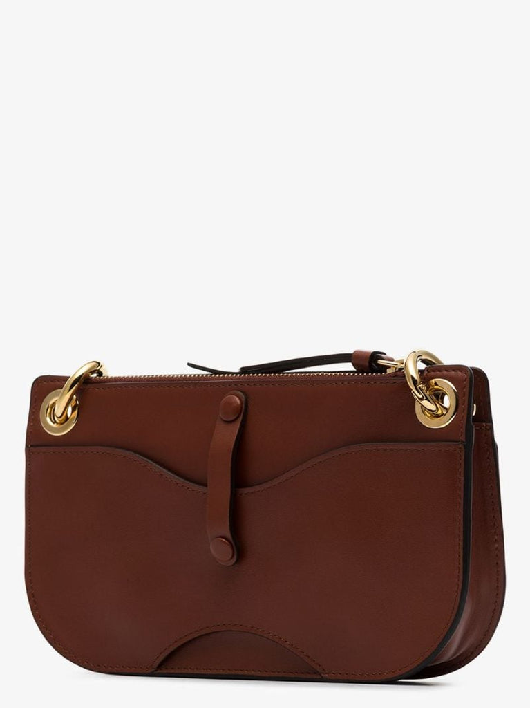 Brown Tess Leather Cross Body Bag