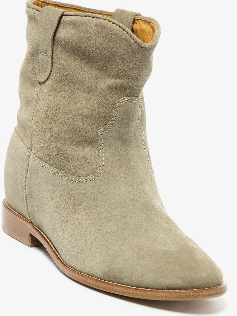 Brown Crisi Suede Ankle Boots