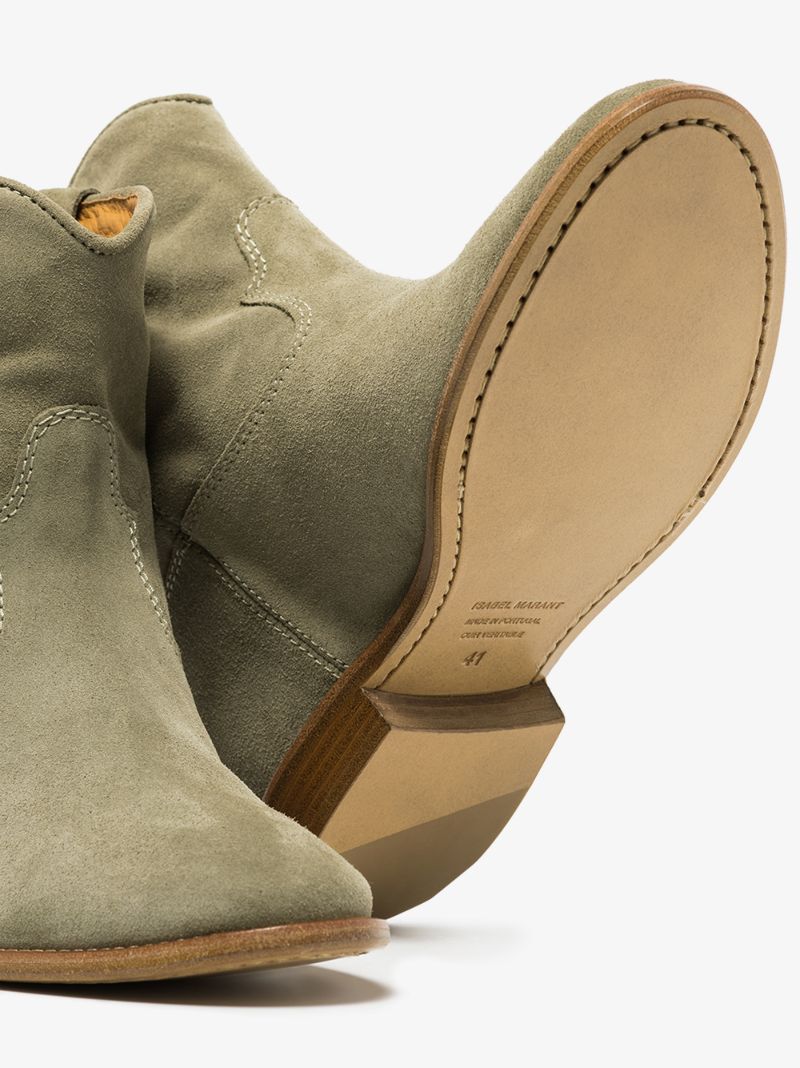 Brown Crisi Suede Ankle Boots