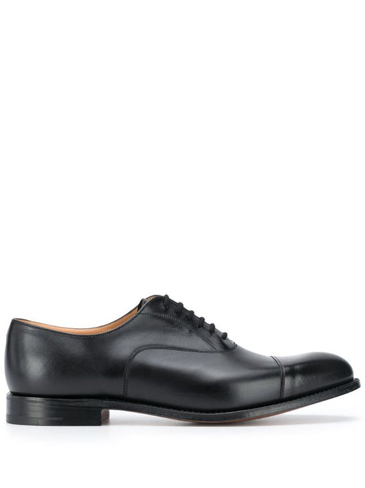 Black Dubai Leather Oxford Shoes
