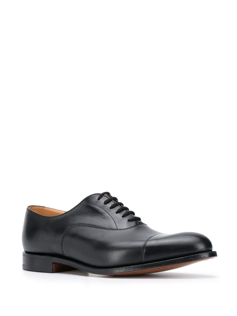 Black Dubai Leather Oxford Shoes