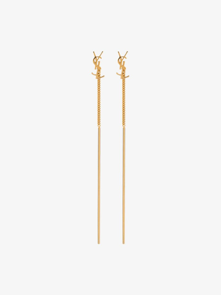 Gold-tone Opyum Monogram Threader Earrings